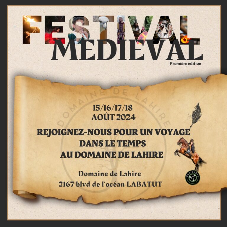 Festival médiéval du domaine de Lahire